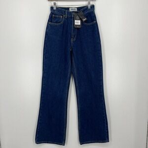 Deus Ex Machina Jeans Women's S Blue Divine Force Jean Vintage Style New NWT